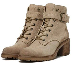 ZODIAC Women's Gemma Lace-up Heeled Combat Booties